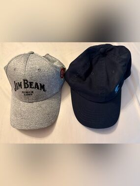 Jim Beam and Gunpowder Irish Gin hats ball caps